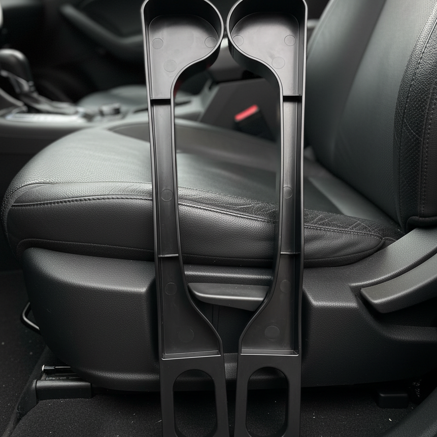Car Seat Gap Fillers And Organizers – Space-Saving Car Accessory For Storing Essentials Black High Quality Durable Plastic