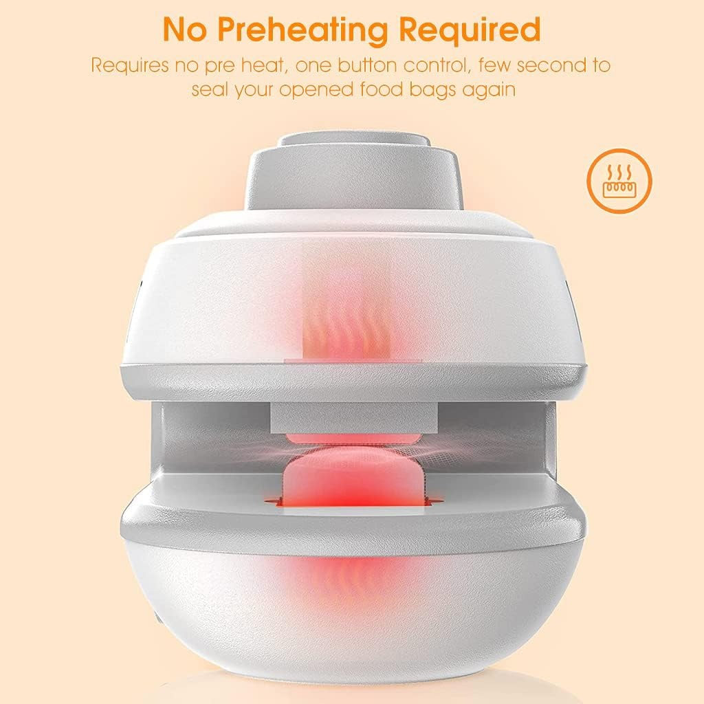 1 Pc Mini Heat Sealing Machine 2-In-1 Cutter & Sealer With USB Cable – Compact USB Rechargeable Food Bag Sealer For Snacks And Storage