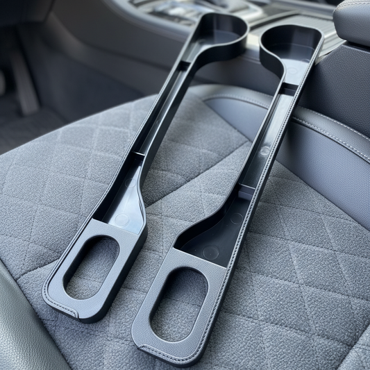 Car Seat Gap Fillers And Organizers – Space-Saving Car Accessory For Storing Essentials Black High Quality Durable Plastic