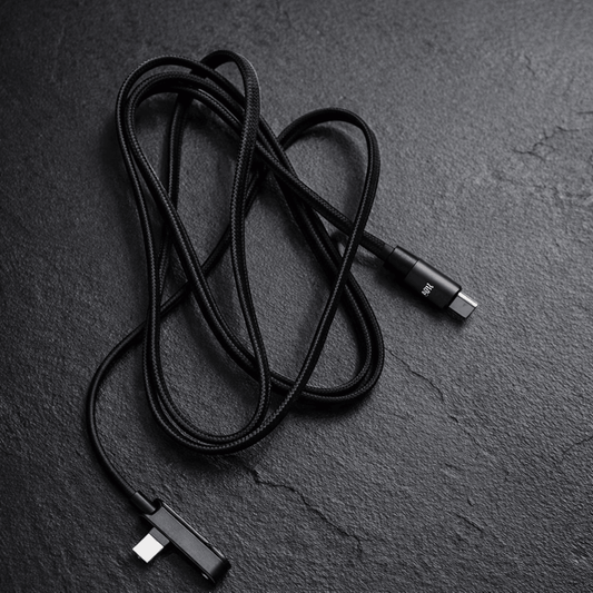 240W Ultra Fast USB-C to USB-C Charging Cable with Built-in Foldable Phone Stand – Premium Braided Data Cord